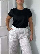 Load image into Gallery viewer, High Waisted Linen Pants with Pocket
