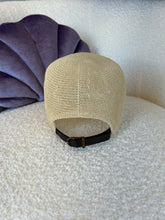 Load image into Gallery viewer, Straw Baseball Hat with Hydrangea Embroidery
