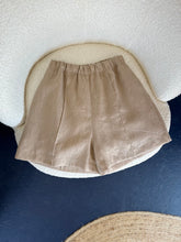 Load image into Gallery viewer, Linen Summer Shorts with Side Seam Pockets
