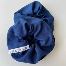 Load image into Gallery viewer, Navy Blue Branded Scrunchie
