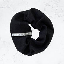 Load image into Gallery viewer, Handmade Linen/ Boucle scrunchie
