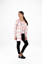 Load image into Gallery viewer, Hot Pink Coral Allover Print Coat with Oversized Pocket
