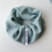 Load image into Gallery viewer, Pastel Mint Organic Cotton Branded Scrunchie
